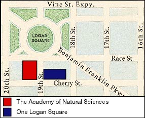 Map of One Logan Sq