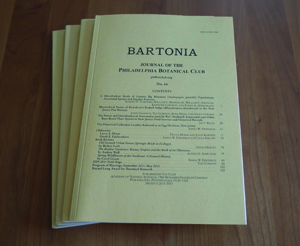 Bartonia issues